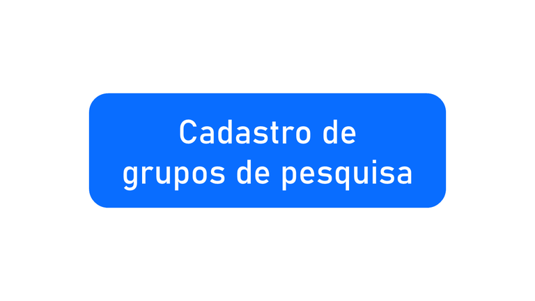Cadastro de grupos de pesquisa